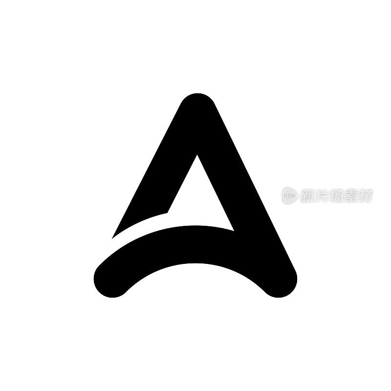 A Logo风格形状